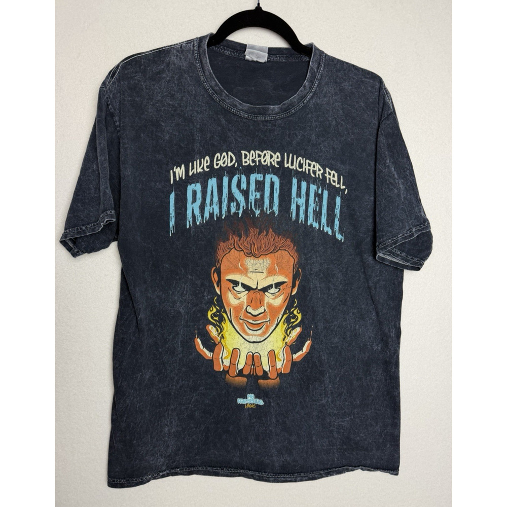 Logic No Pressure T-Shirt Size L Rap Hip Hop Before Lucifer Fell I Raised Hell